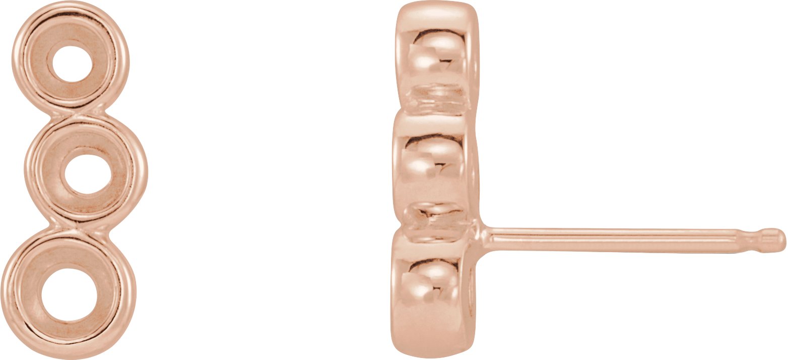 Three-Stone Ear Climbers