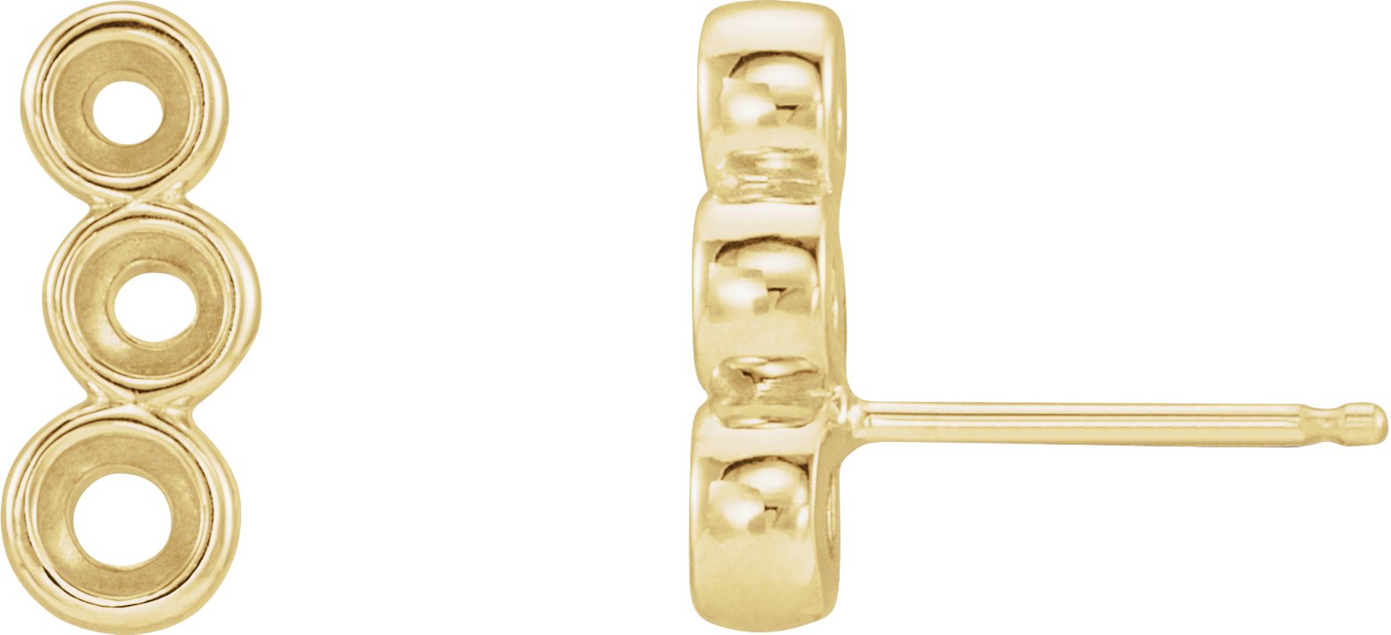 Three-Stone Ear Climbers