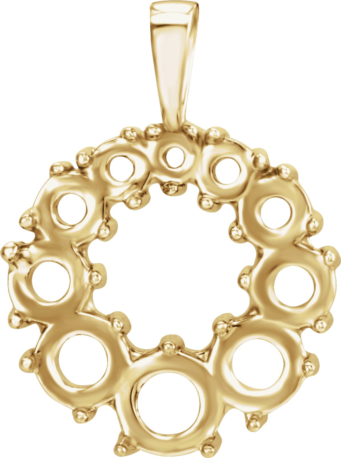 Halo-Style Necklace or Pendant