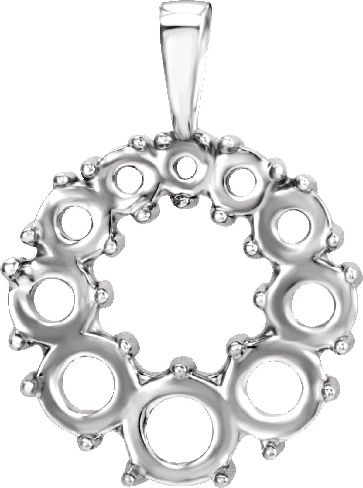 Halo-Style Necklace or Pendant