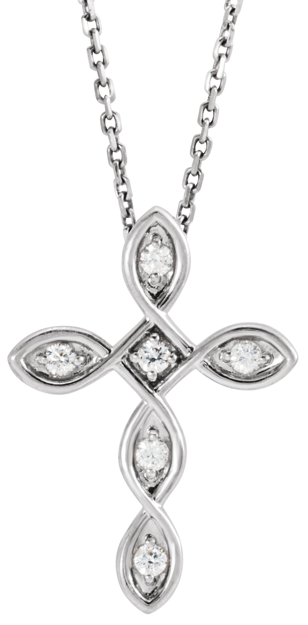 Accented Cross Necklace or Pendant