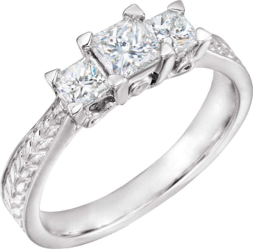 1 CTW Diamond 3Stone Anniversary Ring 63030292343P