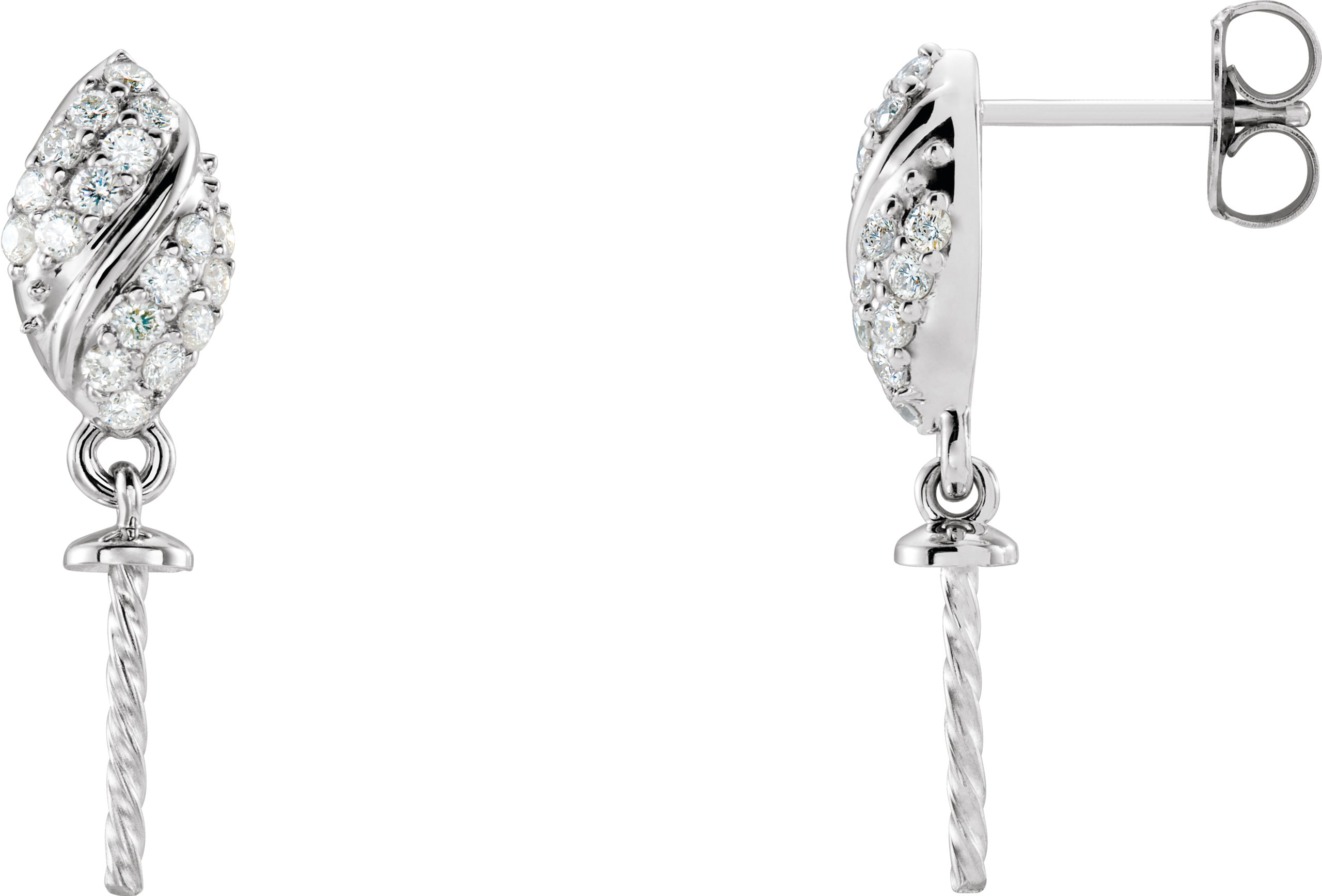 Accented Pearl Earrings