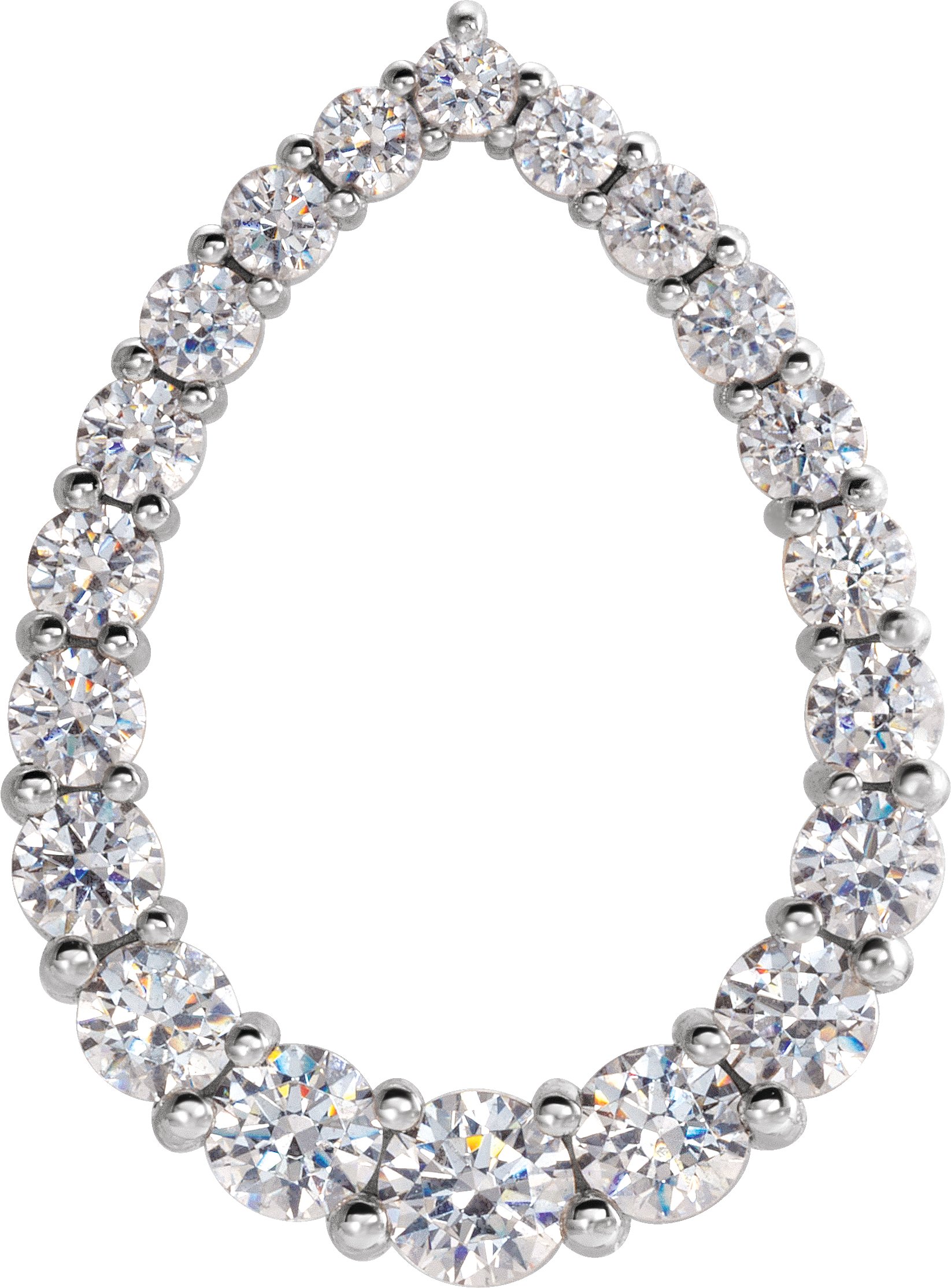 Accented Teardrop Trim