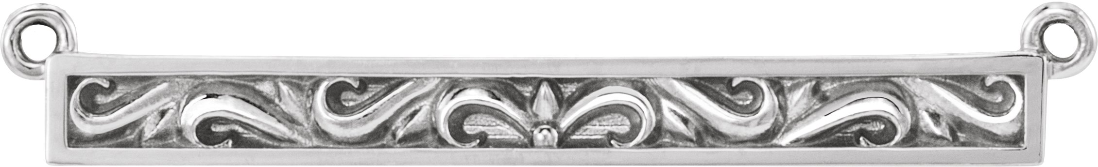 Sculptural Bar Necklace or Center