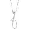 Sterling Silver Freeform 16 18 inch Necklace Ref. 13638906