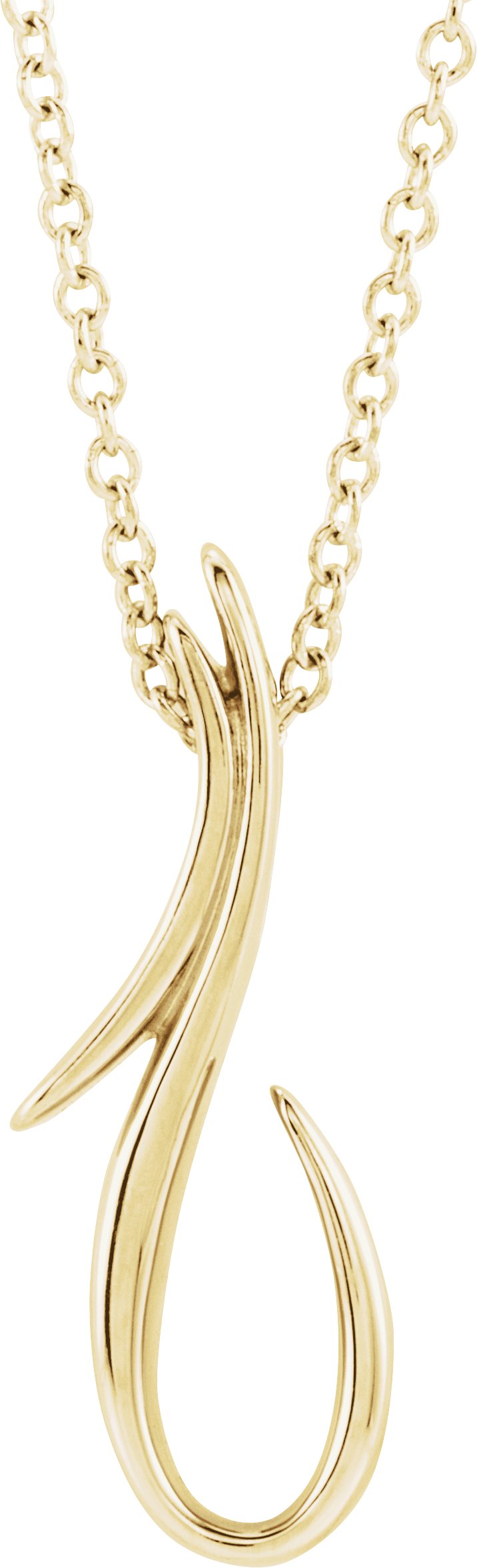 14K Yellow Freeform 16-18 Necklace