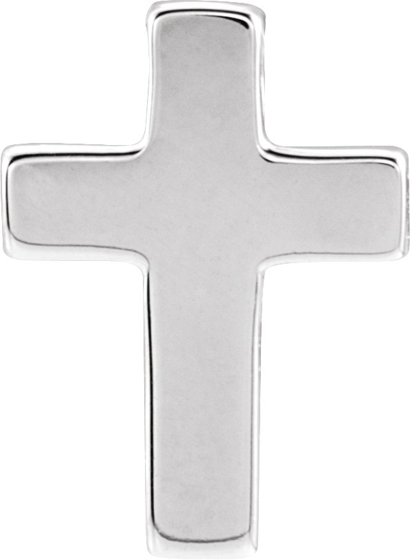 14K White Petite Cross Slide Pendant Ref. 13638997