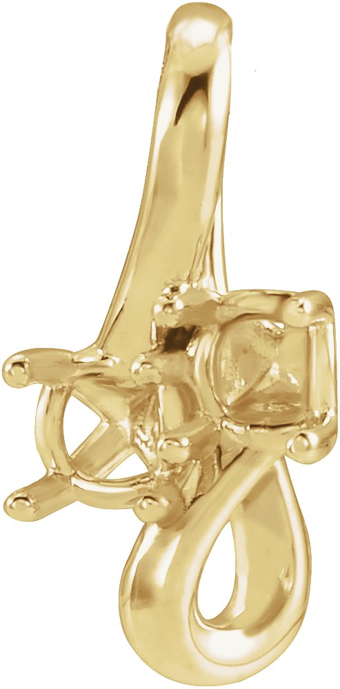 Two-Stone Bypass Necklace or Pendant