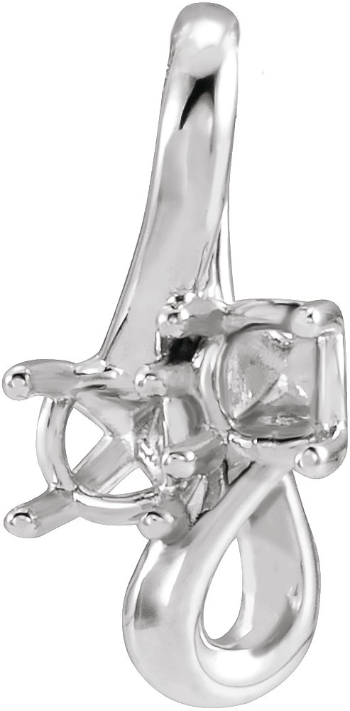 Two-Stone Bypass Necklace or Pendant