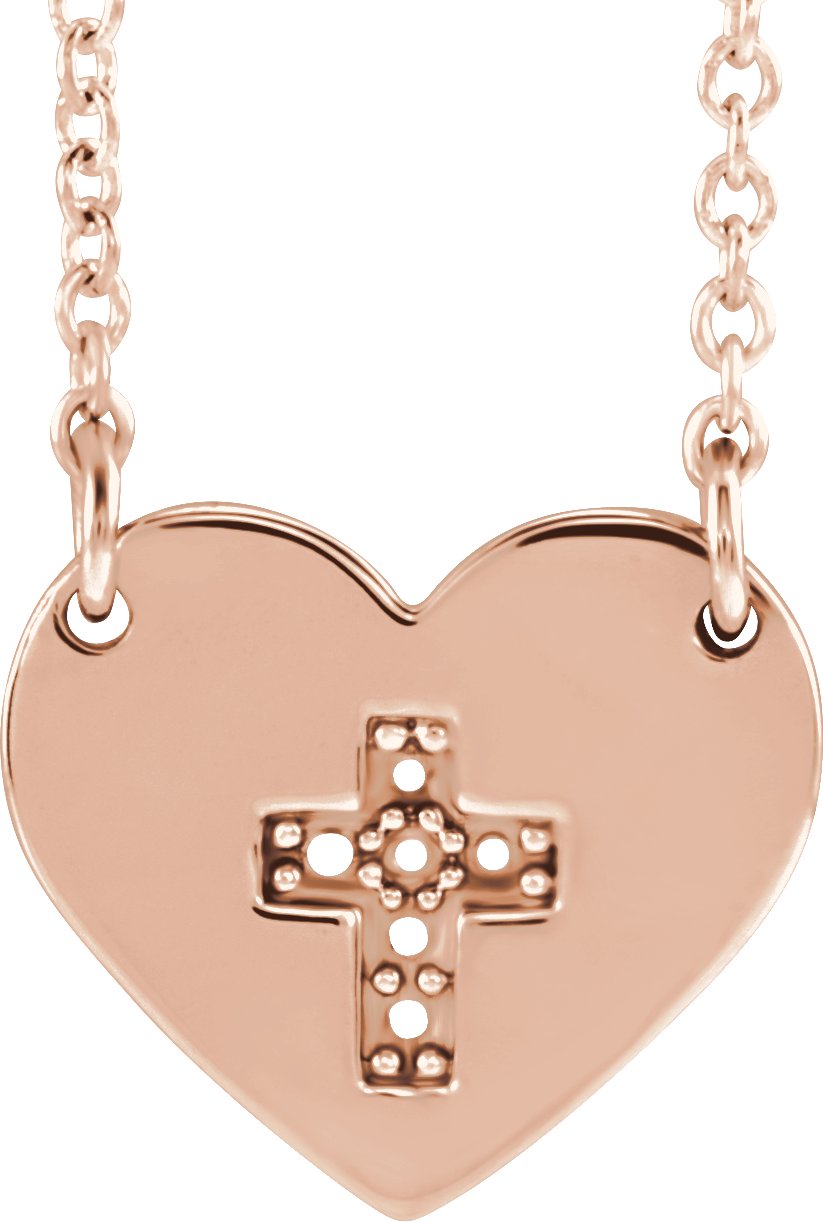 Heart & Cross Necklace