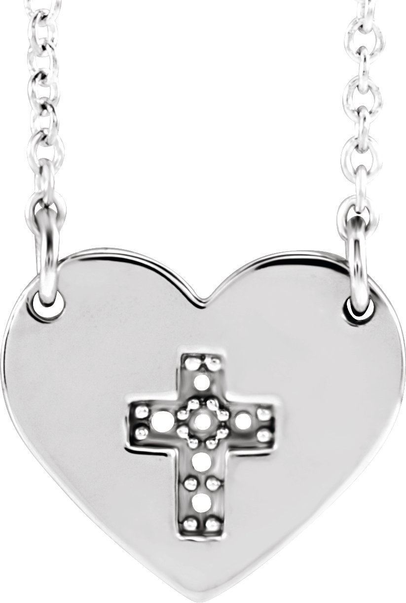 Heart & Cross Necklace