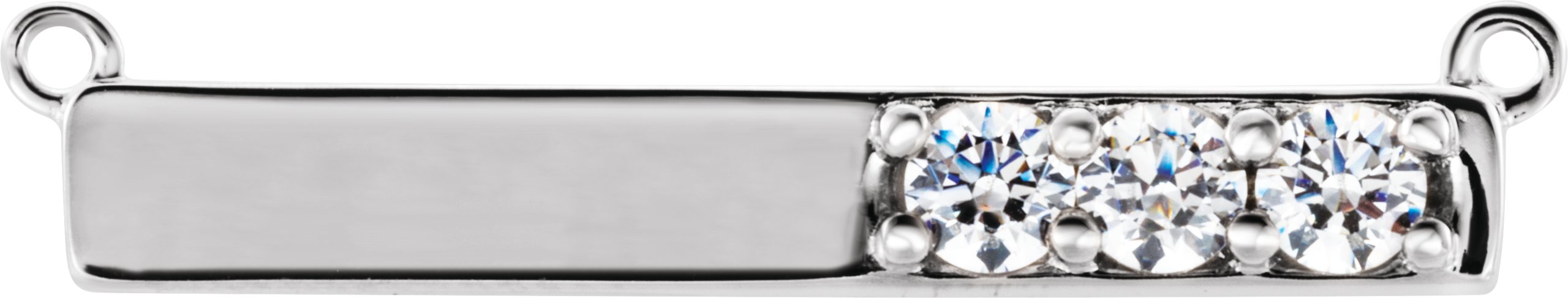 Accented Bar Necklace or Center