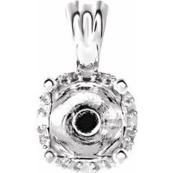 Round 4-Prong Solstice Solitaire® Pendant