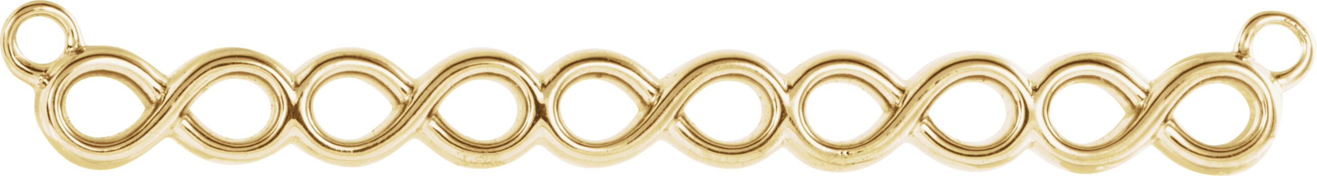 Infinity-Inspired Bar Necklace or Center