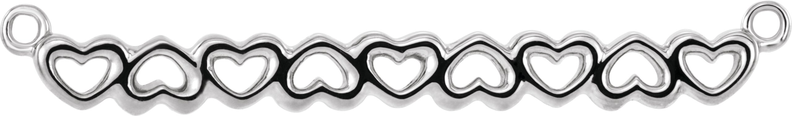 Heart Bar Necklace or Center