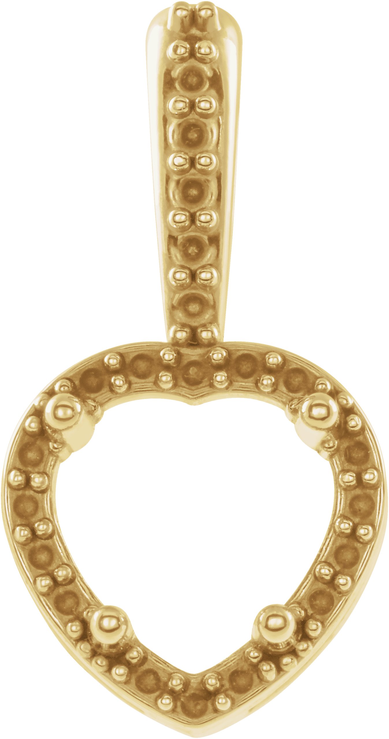 Halo-Style Heart Pendant