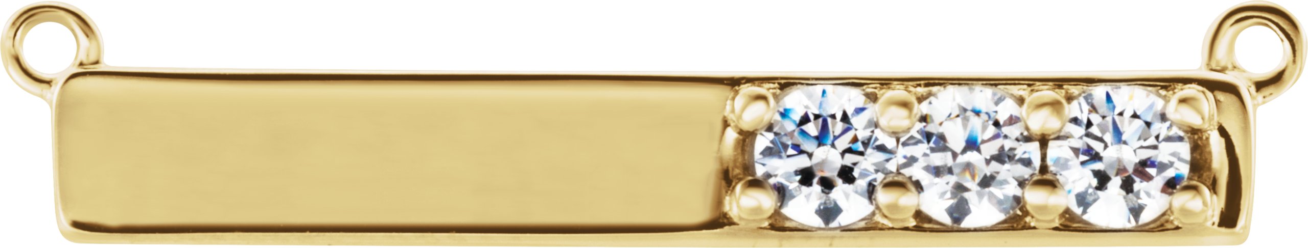 Accented Bar Necklace or Center