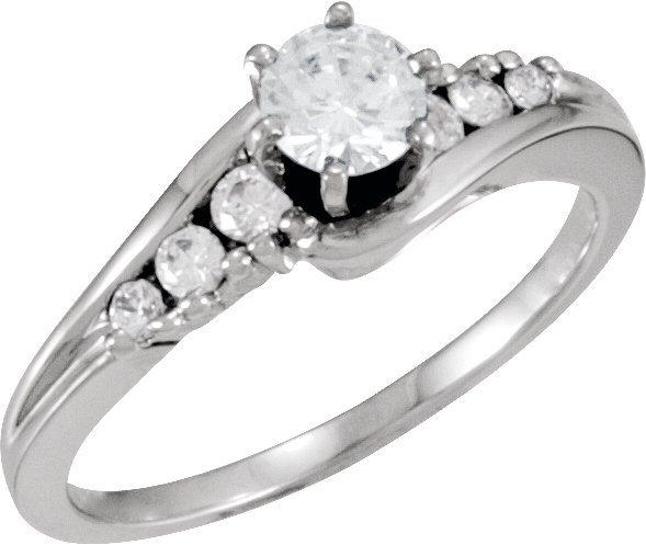 Platinum Diamond Engagement Ring with Matching Band Ref 331348