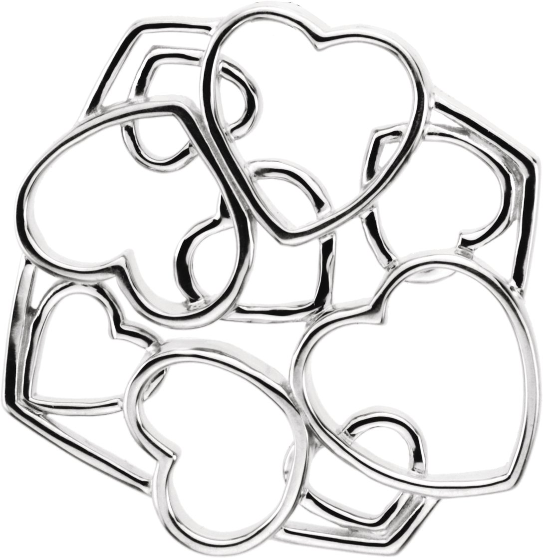 & 14K Yellow Gold Freeform Heart Pendant