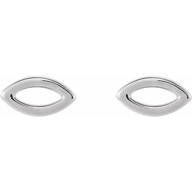 Sterling Silver Geometric Earrings 