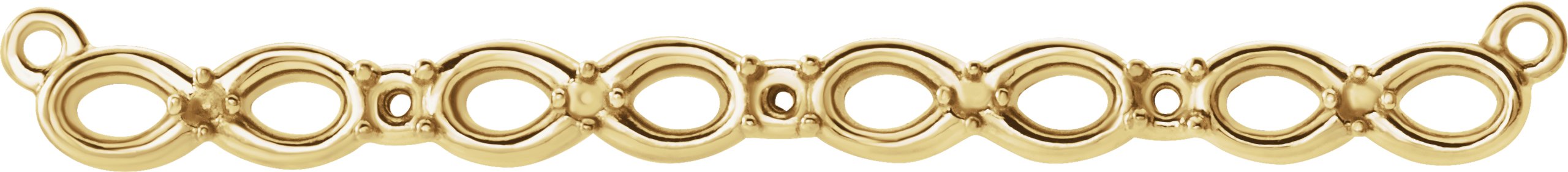 Infinity-Inspired Bar Necklace or Center