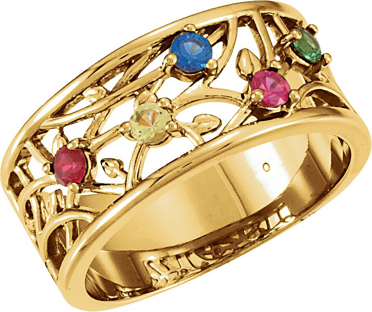 Family Floral Ring