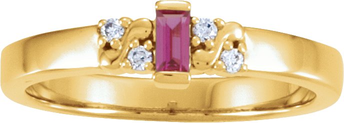 Accented Family Ring