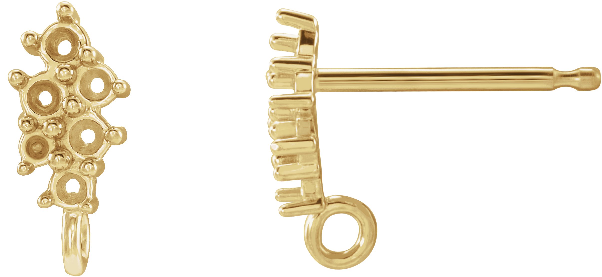 Cluster Earring Top