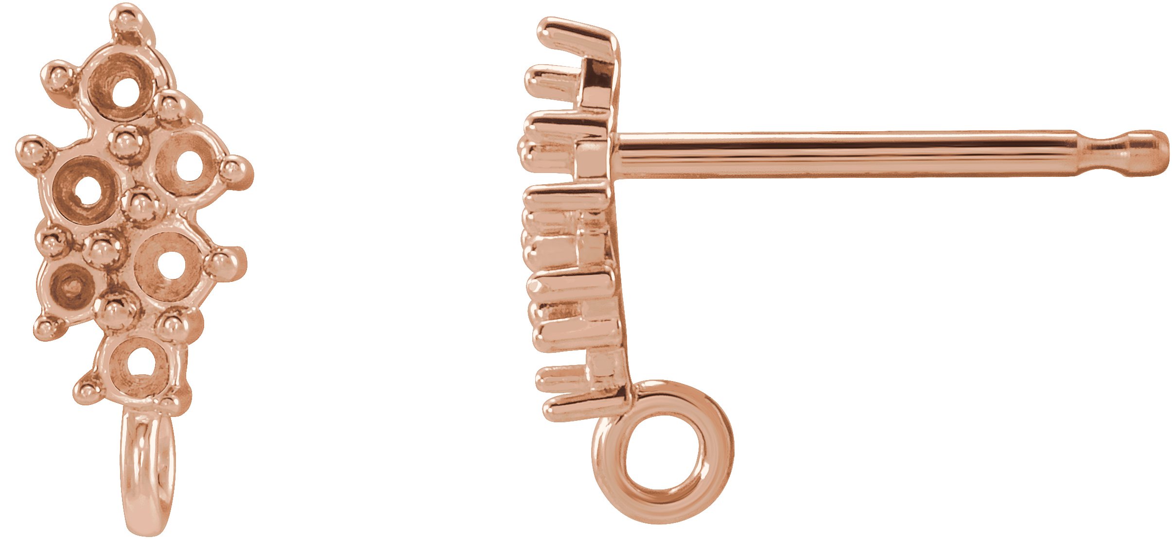 Cluster Earring Top
