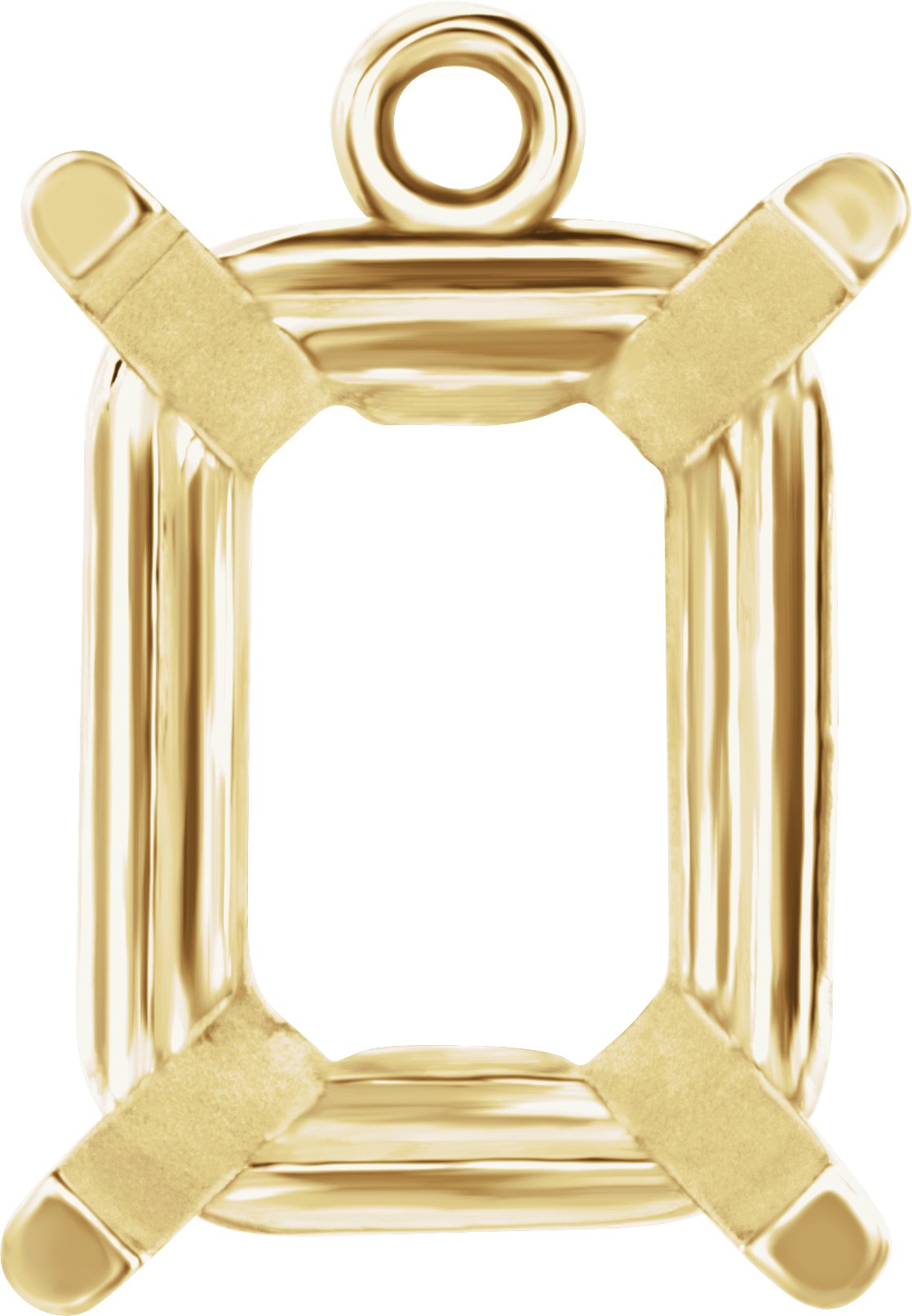 Round 4-Prong Basket Dangle