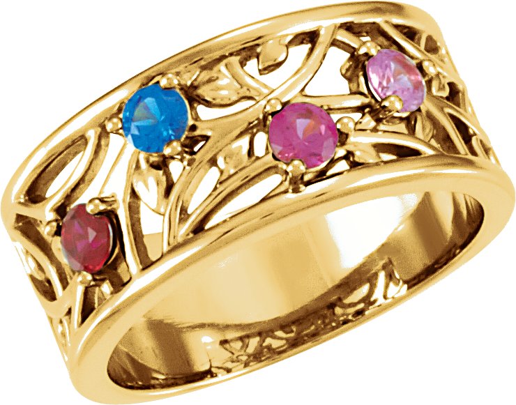Family Floral Ring