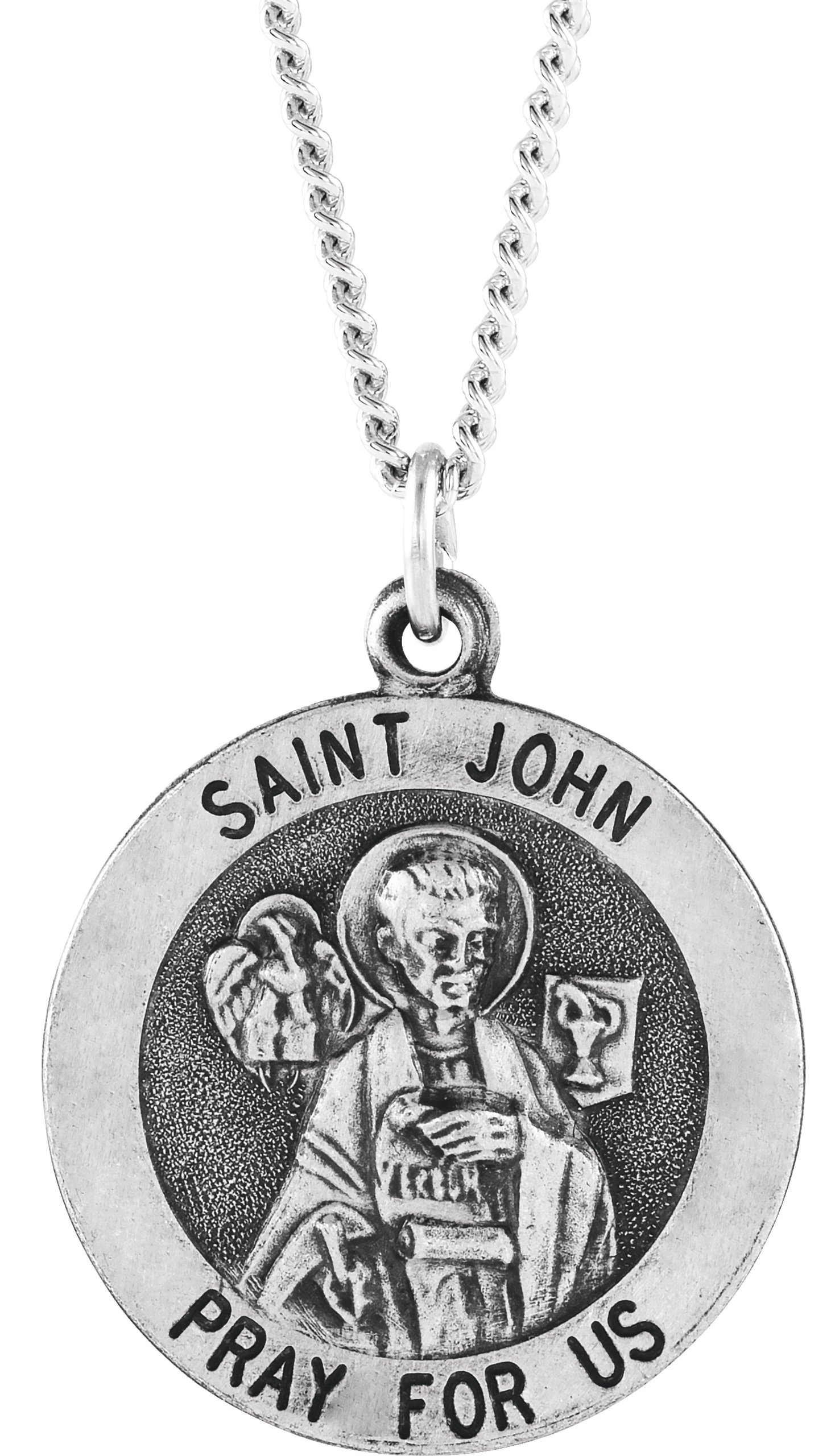 St. John the Evangelist Medal Necklace or Pendant