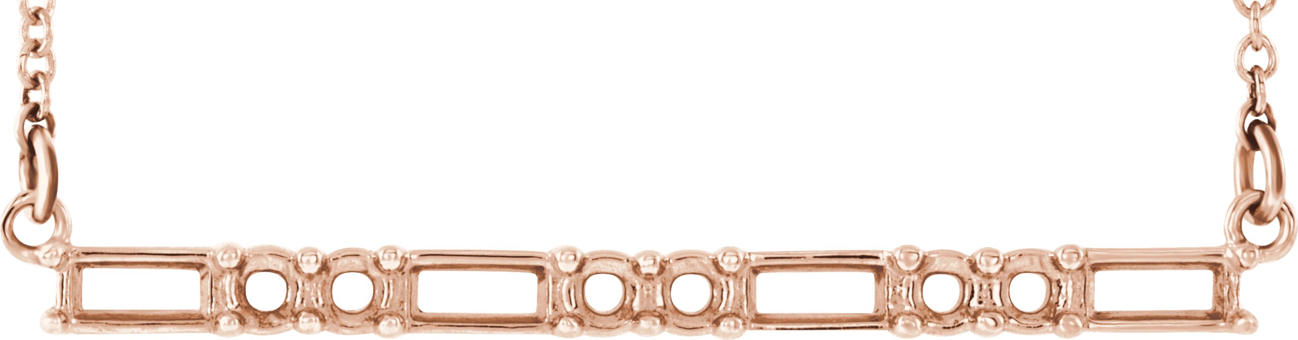 Accented Bar Necklace or Center