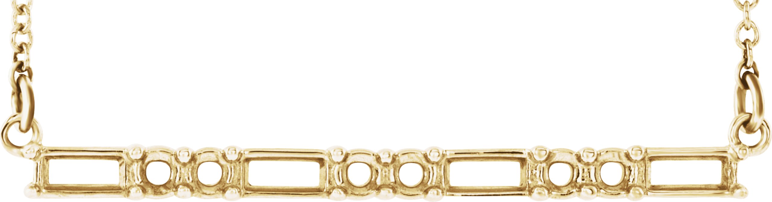 Accented Bar Necklace or Center