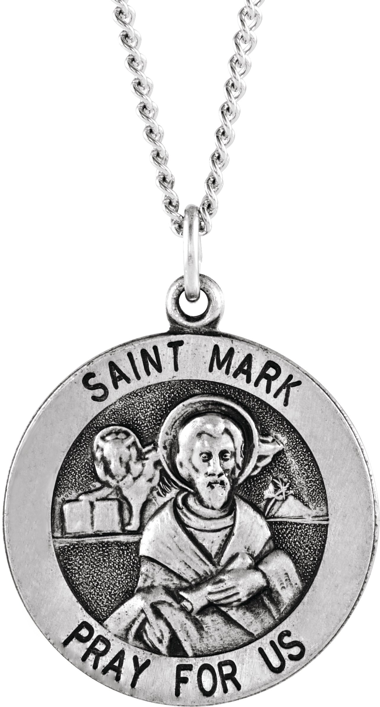 St. Mark Medal Necklace or Pendant