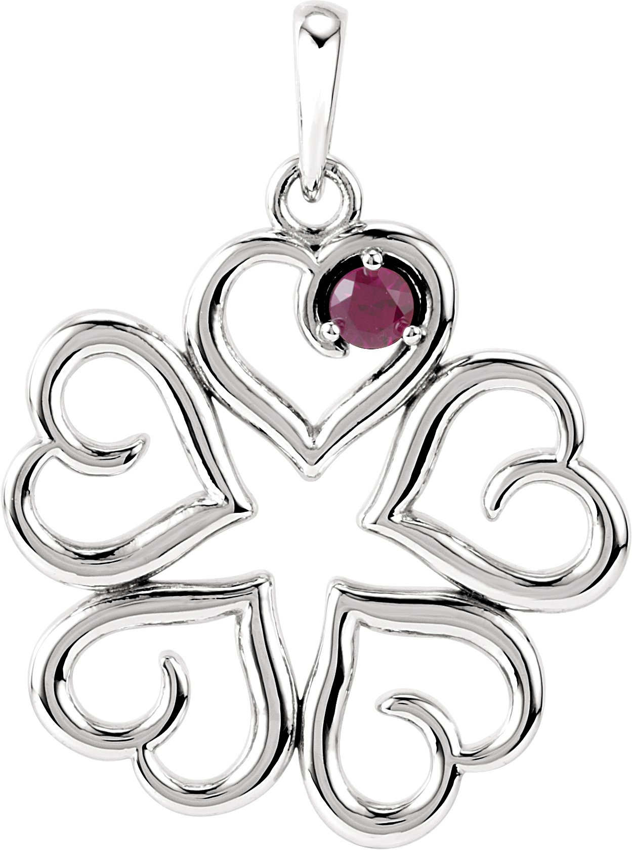 Family Heart Pendant