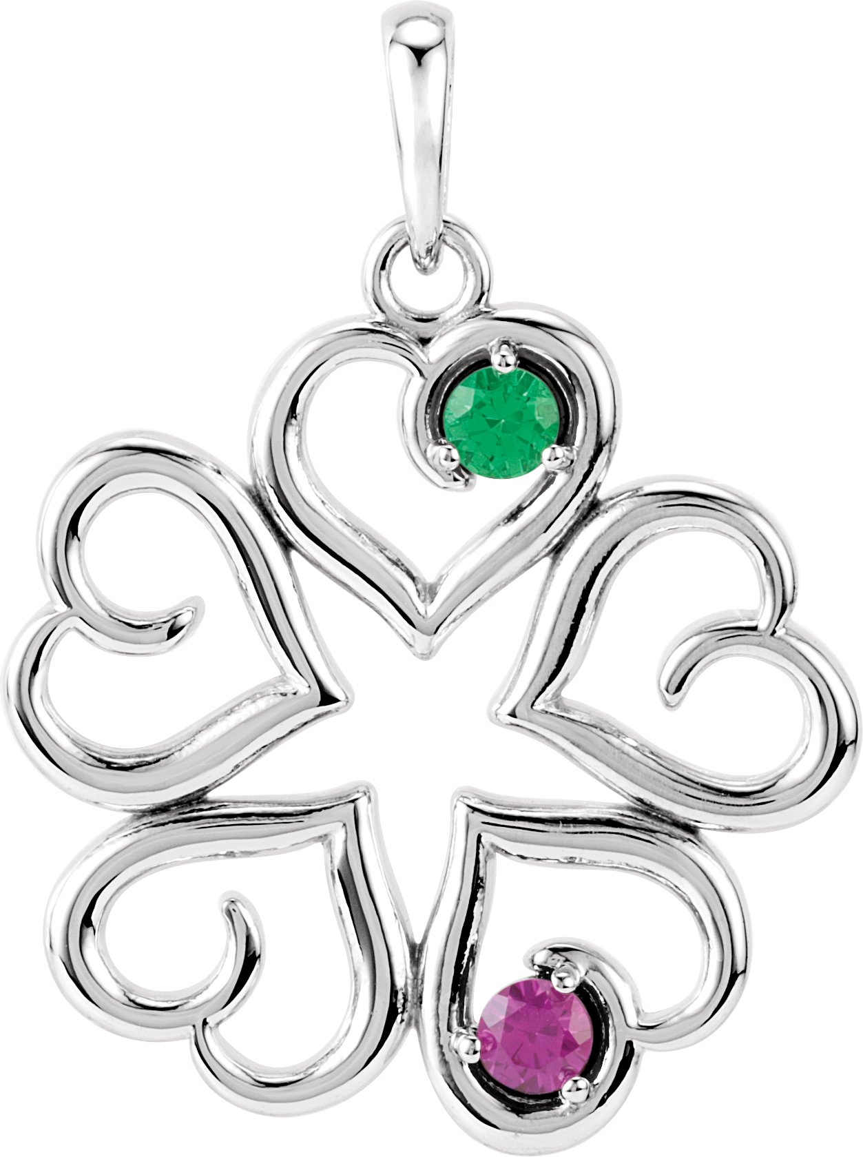 Family Heart Pendant