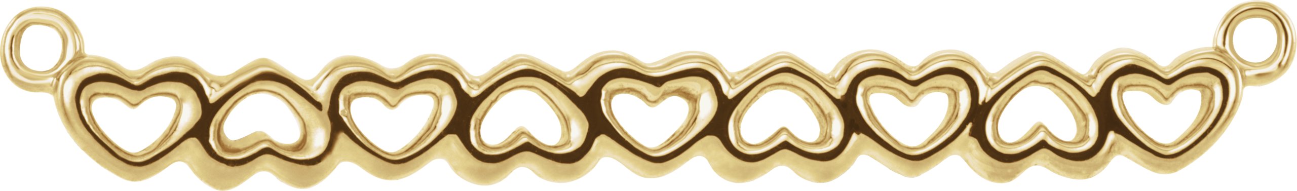Heart Bar Necklace or Center