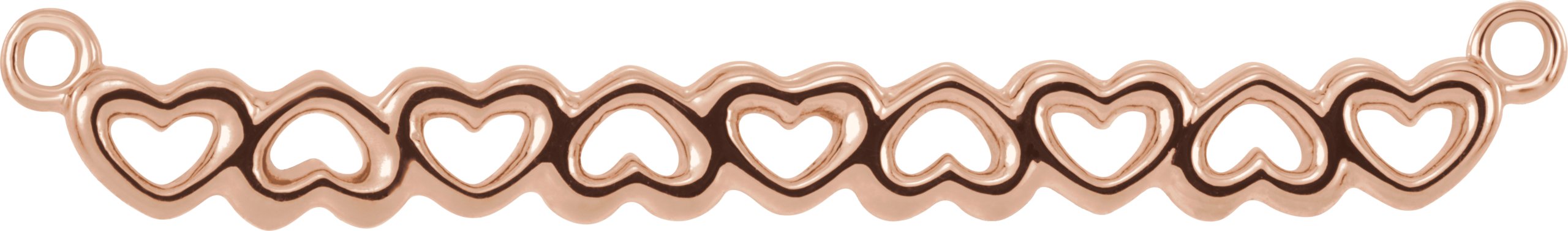 Heart Bar Necklace or Center
