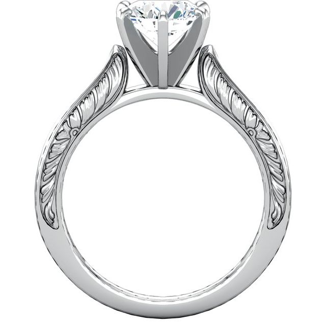 Continuum Sterling Silver Cubic Zirconia Engagement Ring