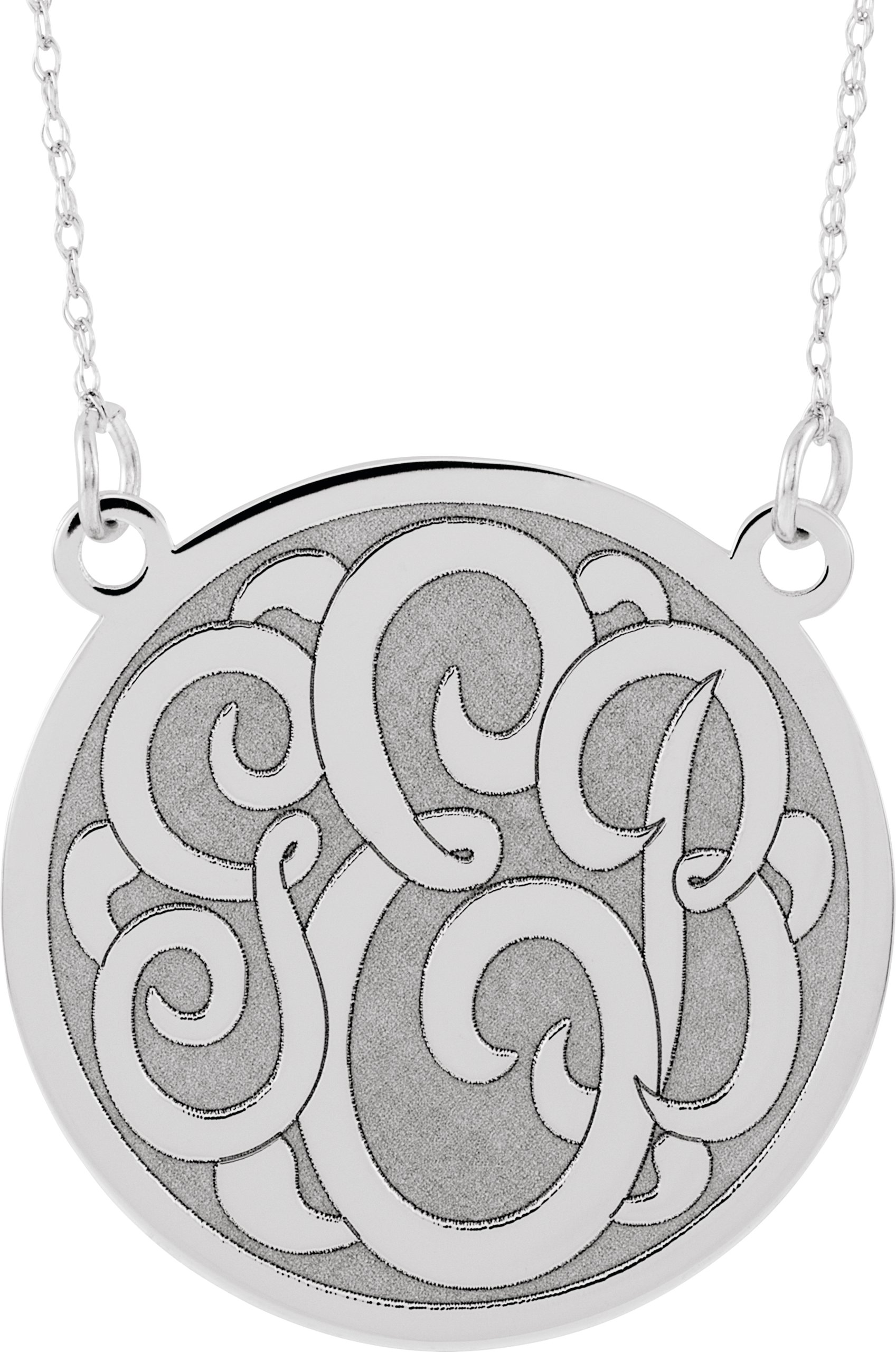 Script Monogram Necklace