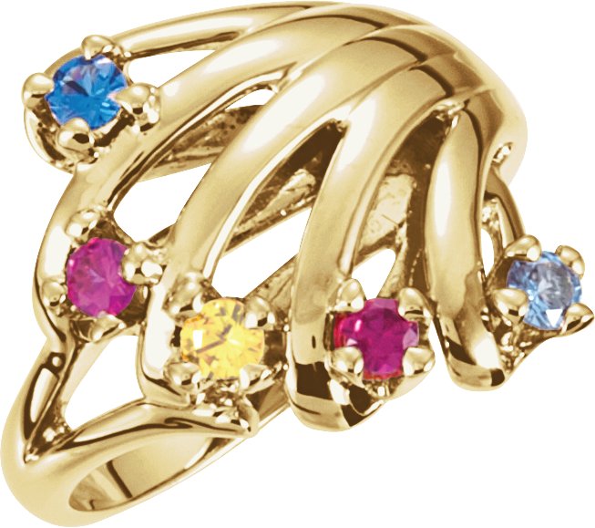 Family Freeform Ring