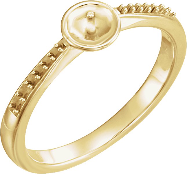 Accented Pearl Ring