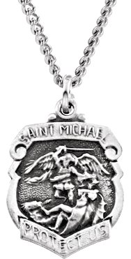St. Michael Medal Necklace or Pendant