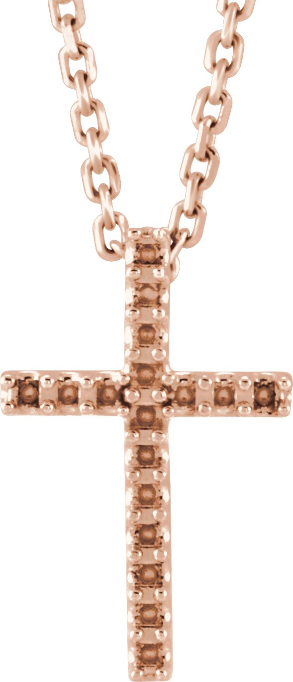 Petite Cross Necklace or Pendant