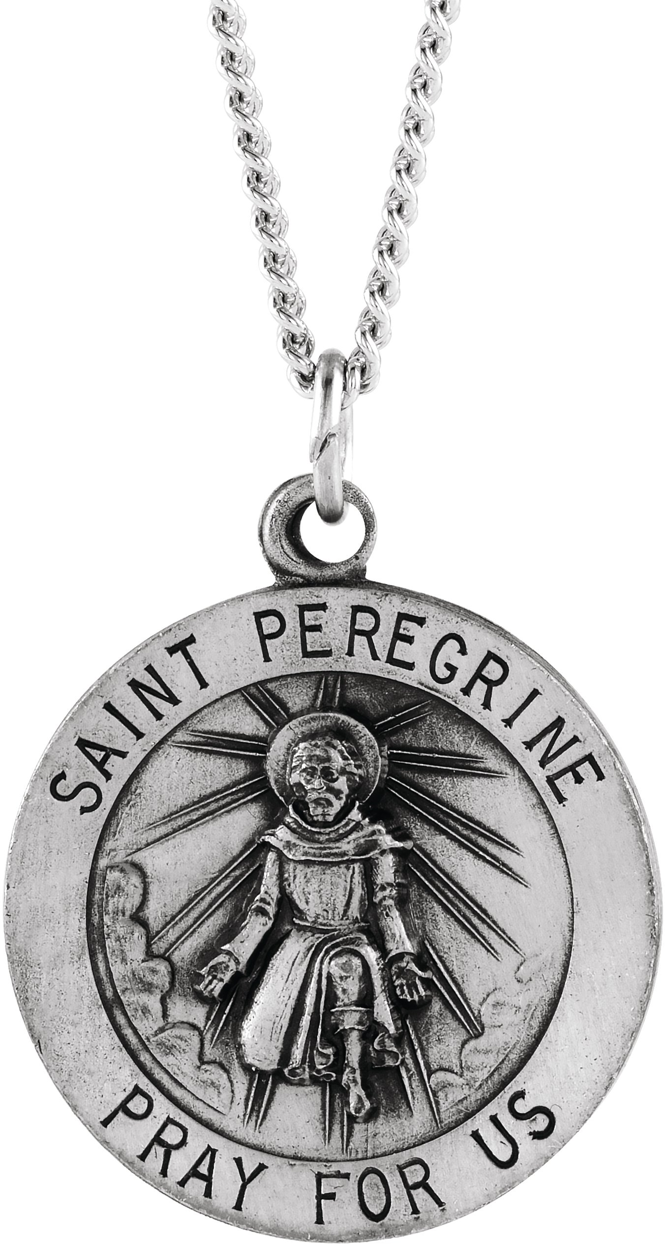 St. Peregrine Medal Necklace or Pendant