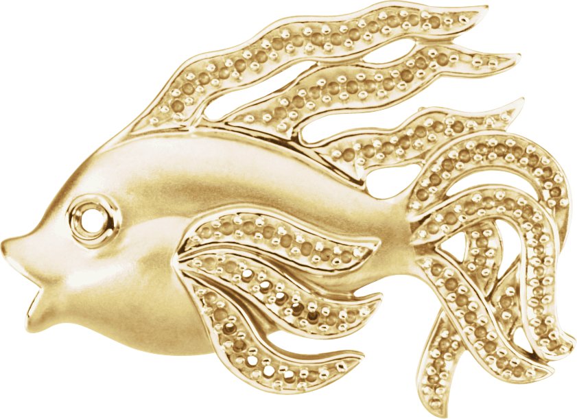 Beta Fish Brooch