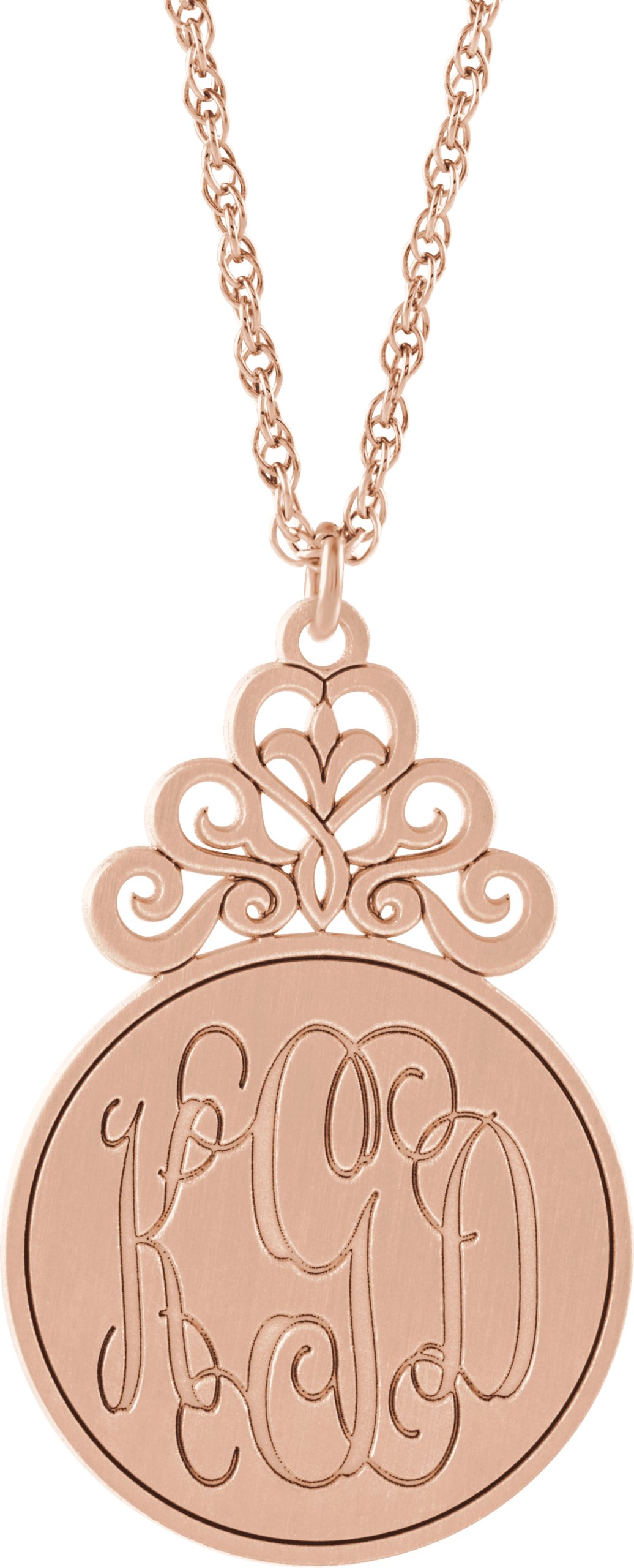 Script Monogram Necklace