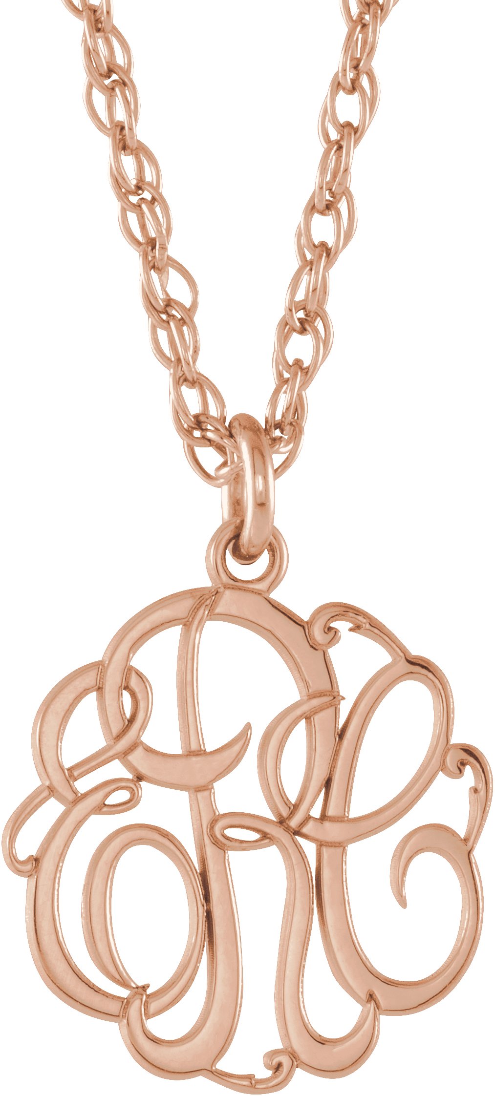 Script Monogram Necklace